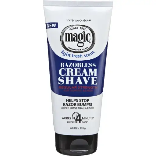 [11649] Soft Sheen Carson Magic Magic Razorless Cream Shave Regular Strength 170 g