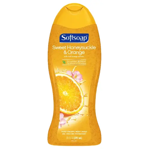 [12494] Soft Soap Body Wash Sweet Honey Suckle & Orange Peel 18oz