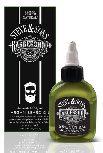 [21409] Steve & Sons Barbershop Beard Oil Argan 2.5oz