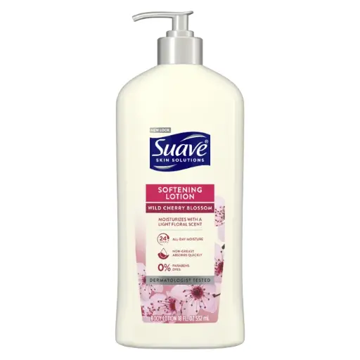 [17304] Suave Body Lotion Cherry Almond 24oz