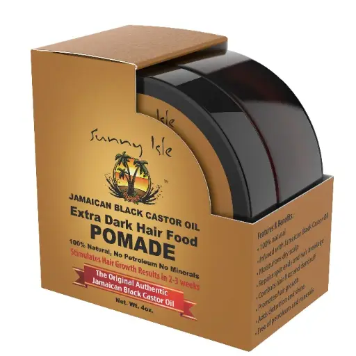 [21586] Sunny Isle Jamaican Black Castor Oil Extra Dark Hair Food Pomade 4oz