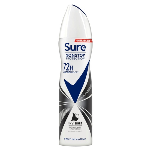 [18818] Sure 48h Anti Perspirant Invisible Black + white 50ml