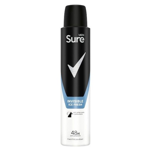 [18347] Sure 48h Spray For Men Invisible Ice fresh 250ml