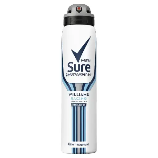 [19391] Sure 48h Spray For Men Williams Racing 250ml