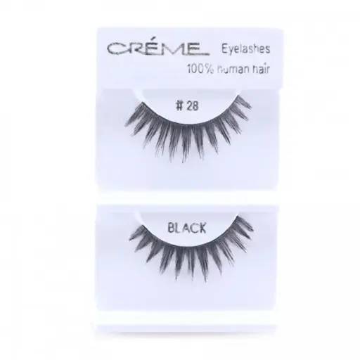 [10955] The Creme shop Eyelashes 28 Black 