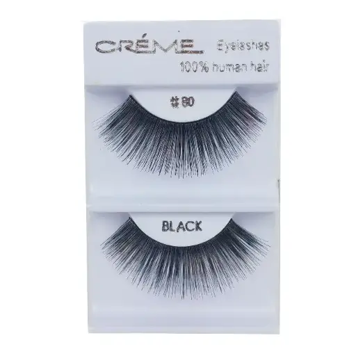 [10941] The Creme shop Eyelashes 80 Black 