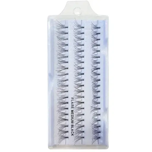 [10963] The Creme shop Eyelashes Flare Medium Black 