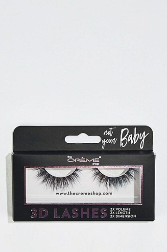 [10964] The Creme shop Eyelashes Single Short Black 