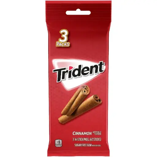 [11847] Trident Cinnamon Artificially Flavored Gum 