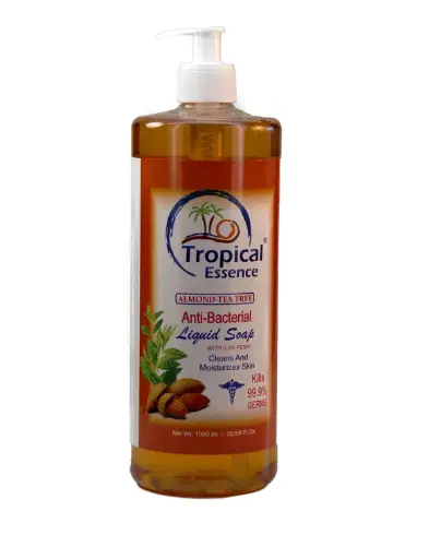 [22088] Tropical Essence Anti Bacterial Liquid Soap Almond Tea Tree 1000ml