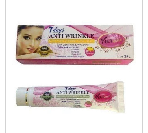 [14404] Veet Gold Cream Anti Wrinkle Facial Cream 25g