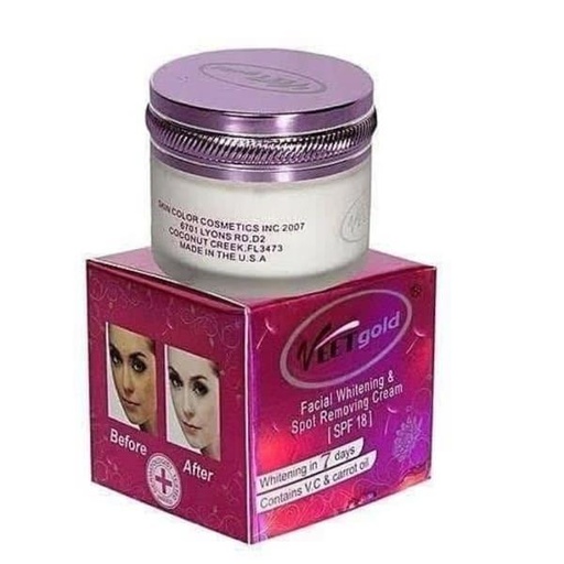 [14402] Veet Gold Cream Whitening Spot Remover 50g