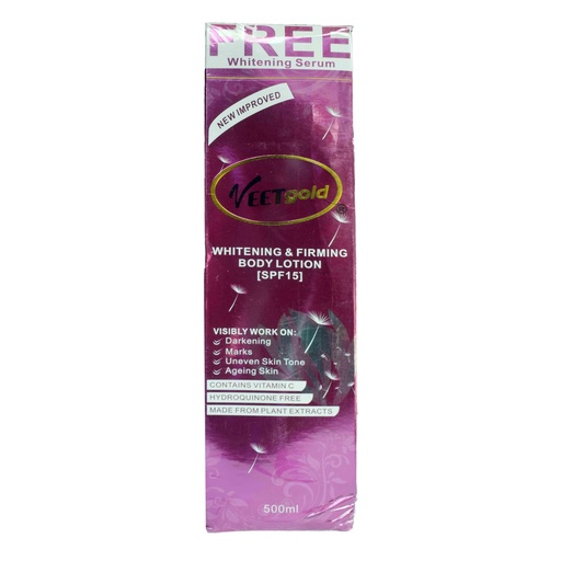 [7024] Veet Gold Whitening & Firming Body Lotion 500ml