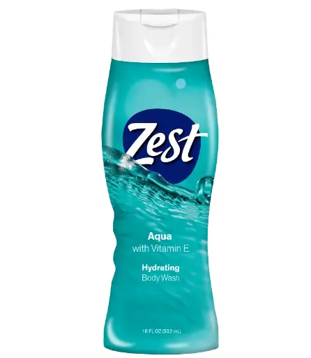 [18272] Zest Body Wash Aqua 18oz