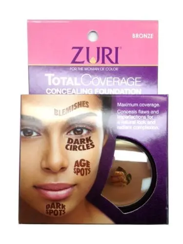 [13173] ZURI Total Coverage Concealing Foundation Bronze 